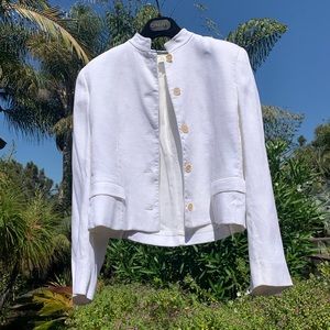 calvin klein white blazer